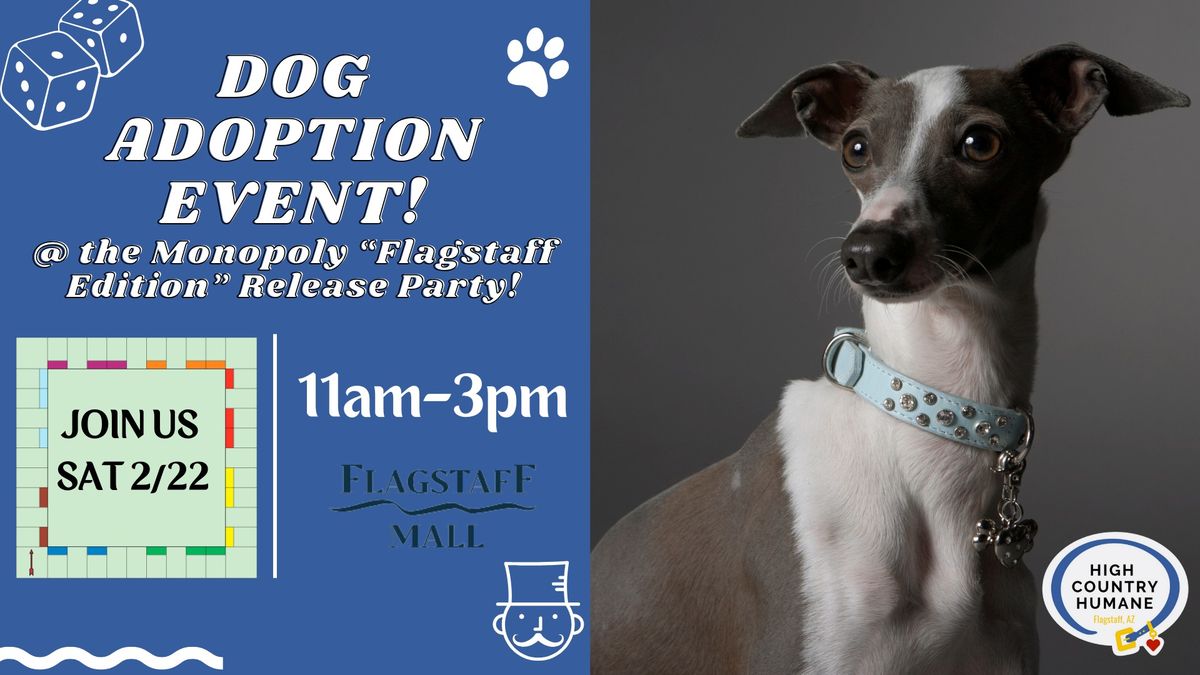 Monopoly "Flagstaff Edition" Release Party Adoption Event!