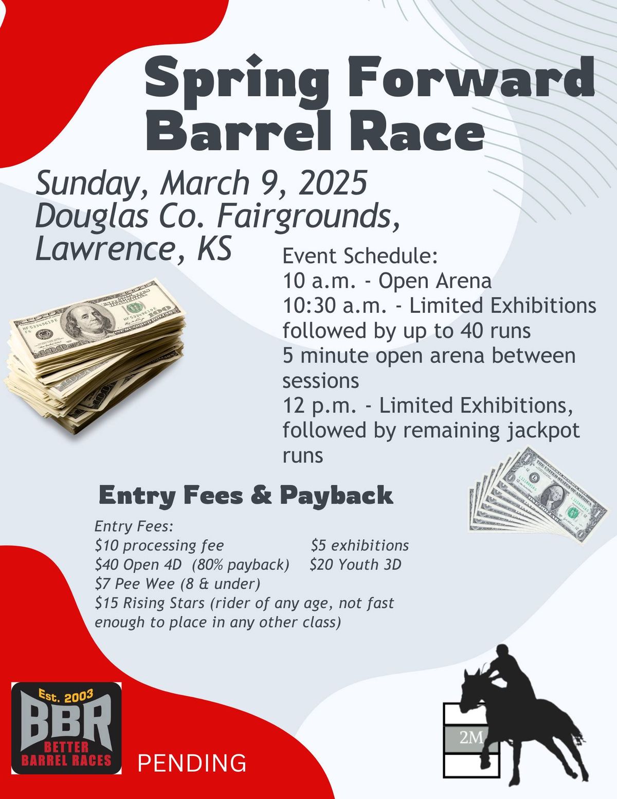 2M Spring Forward Barrel Race