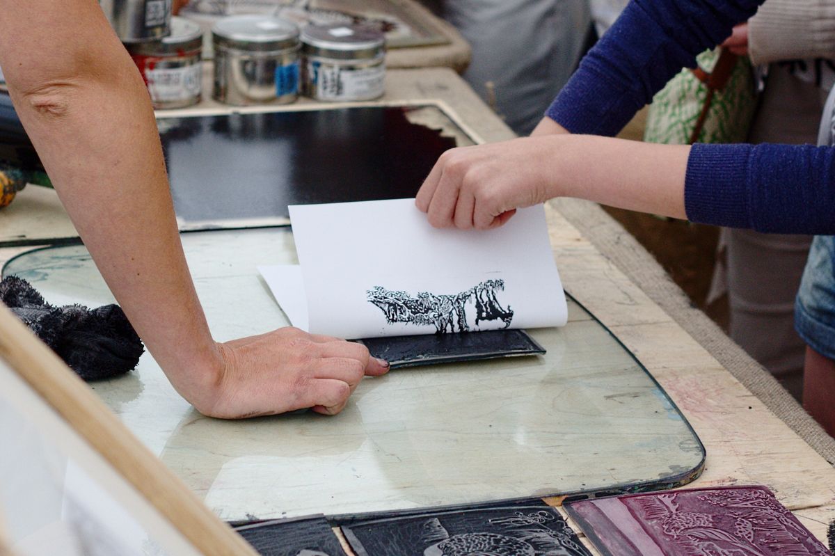 Linocut Printing Workshop