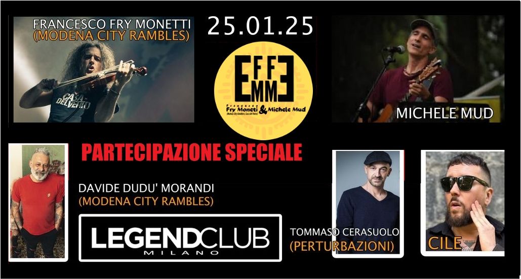 EFFEMME | Francesco Fry Monetti  & Michele Mud + DAVIDE MORANDI - CILE -TOMMASO CERASUOLO