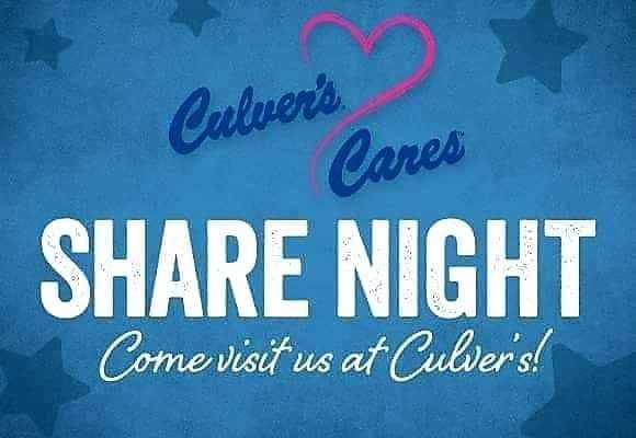 Culver's Share Night