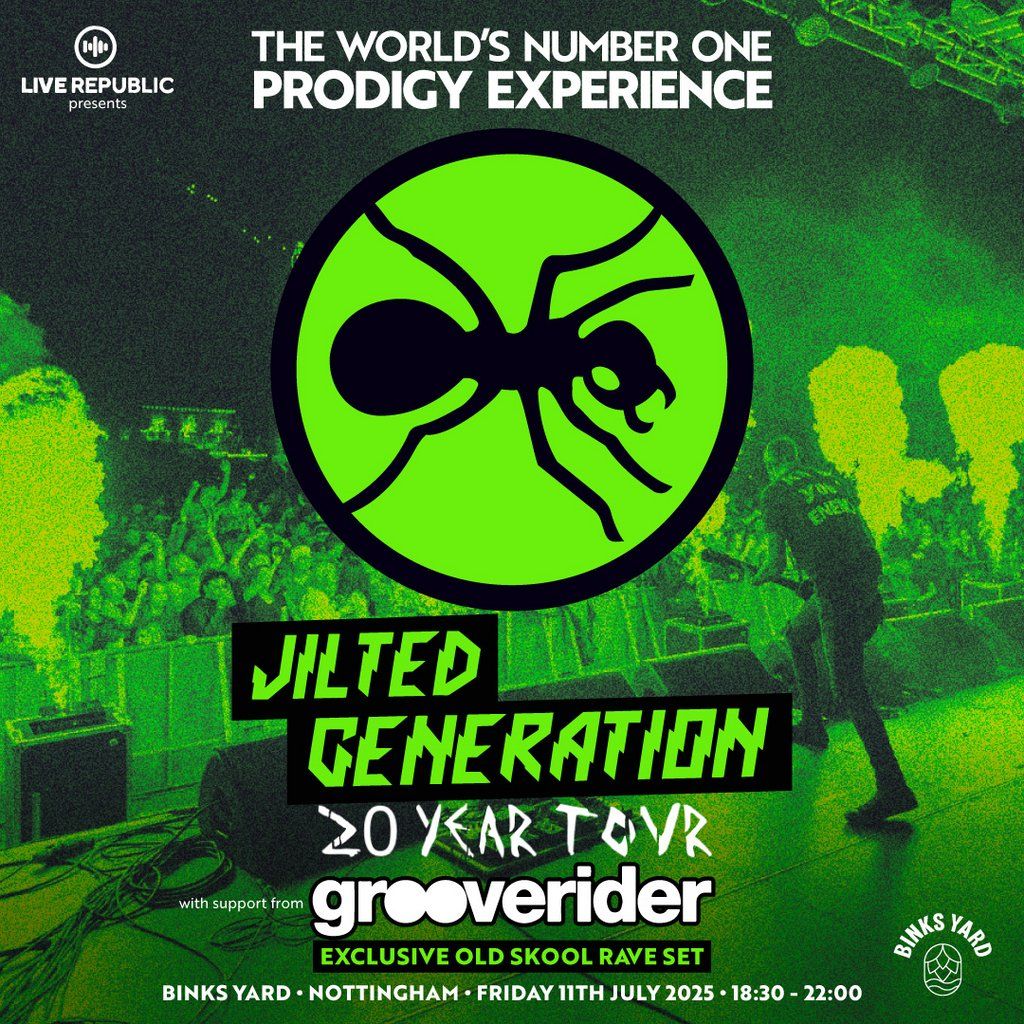 JILTED GENERATION | Worlds NO.1 Prodigy tribute with Grooverider