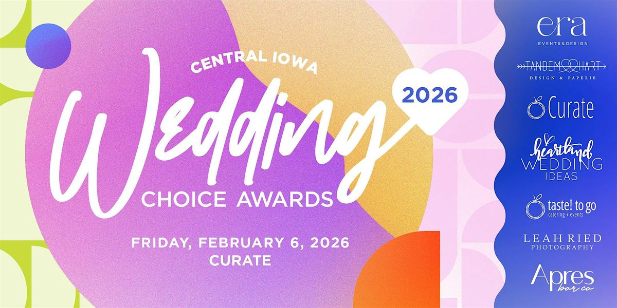2026 Central Iowa Wedding Choice Awards