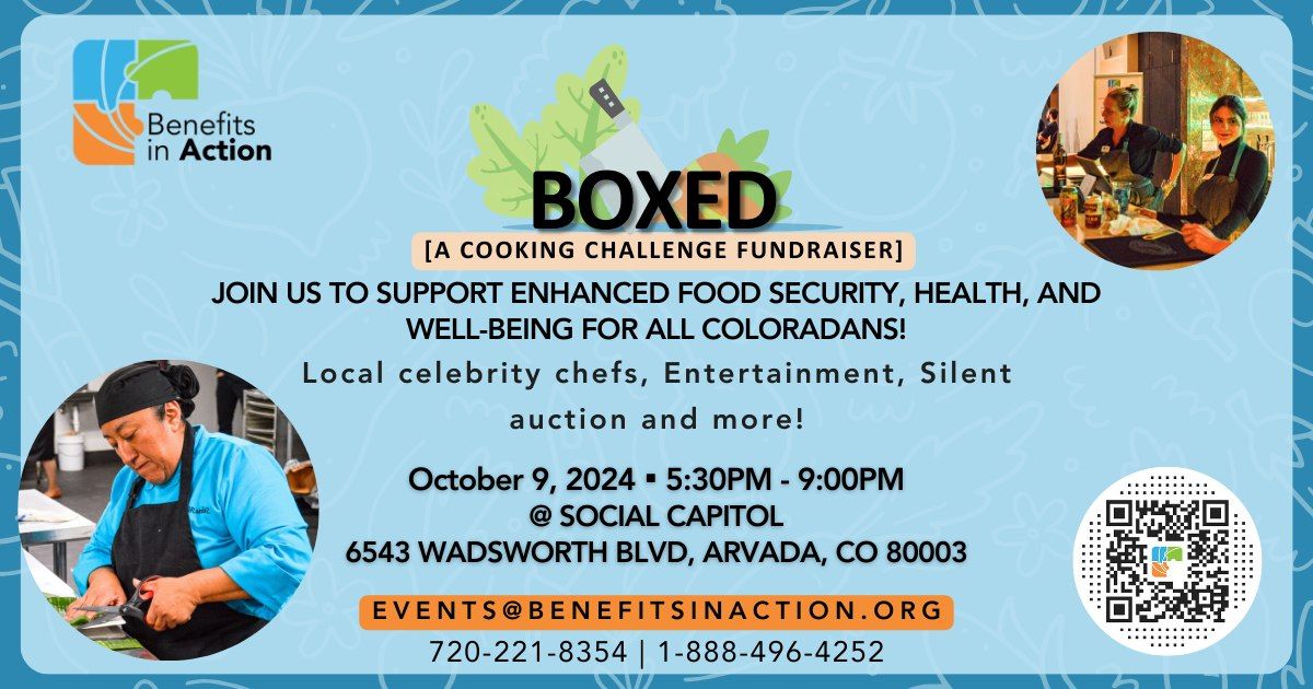 BOXED: A Cooking Challenge Fundraiser