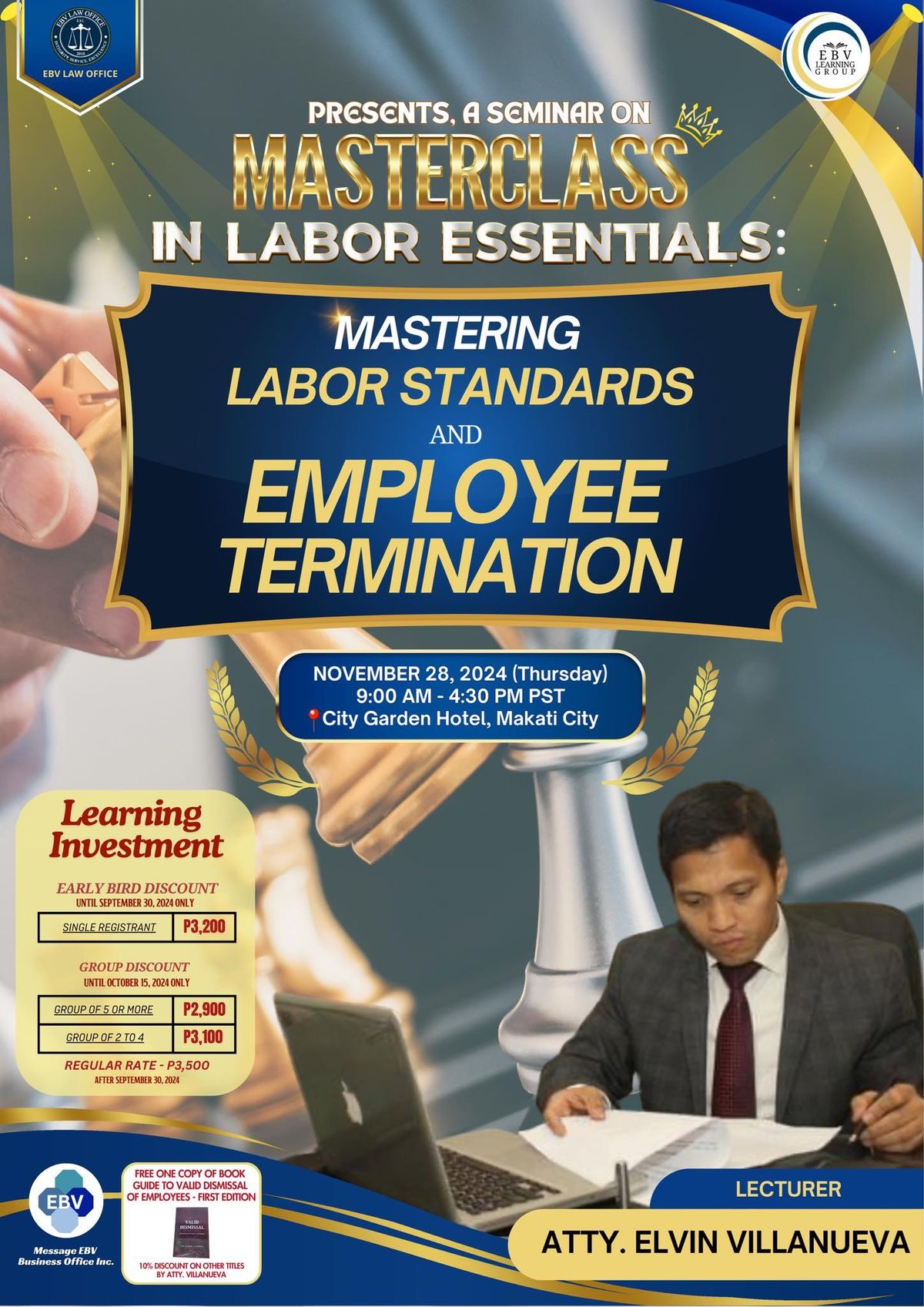 Masterclass in Labor Essentials: Mastering Labor Standards and Employee Termination 