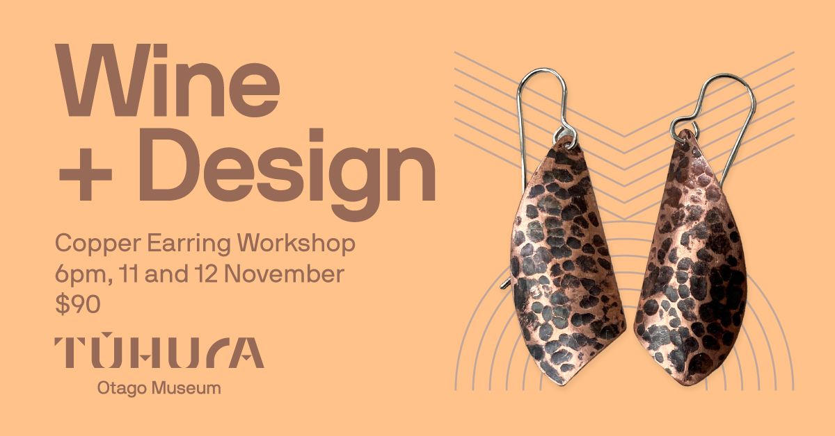 Wine + Design: Copper Earring Workshop