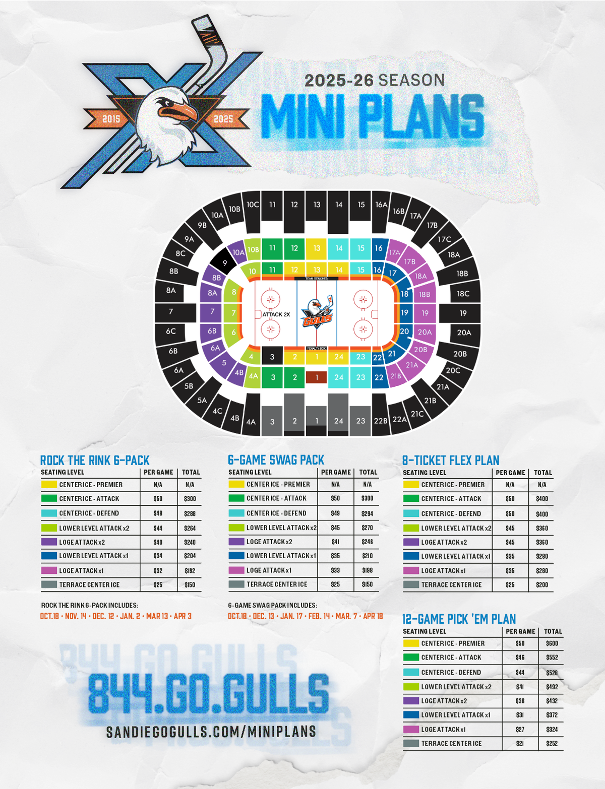 San Diego Gulls at Rockford Icehogs at BMO Center