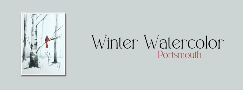 Winter Watercolor Sip & Paint | Portsmouth