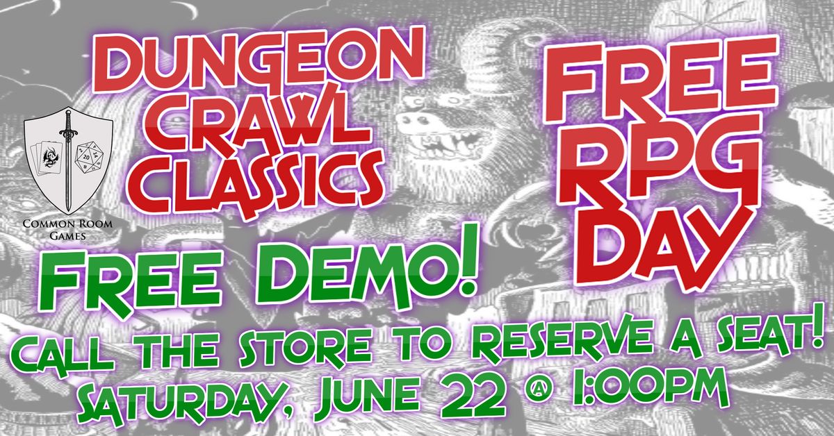 Free RPG Day: DCC RPG Demo