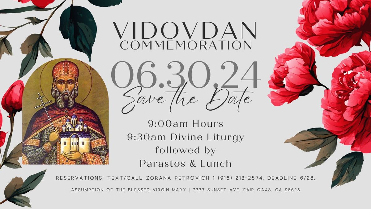 2024 Vidovdan Commemoration