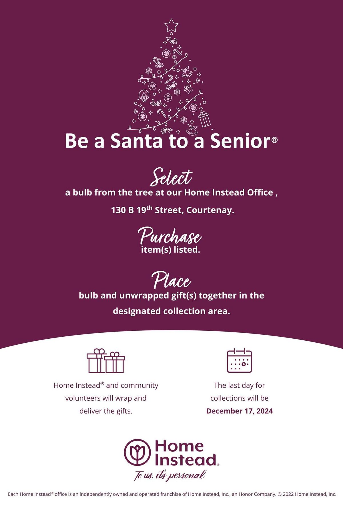 Be A Santa To A Senior