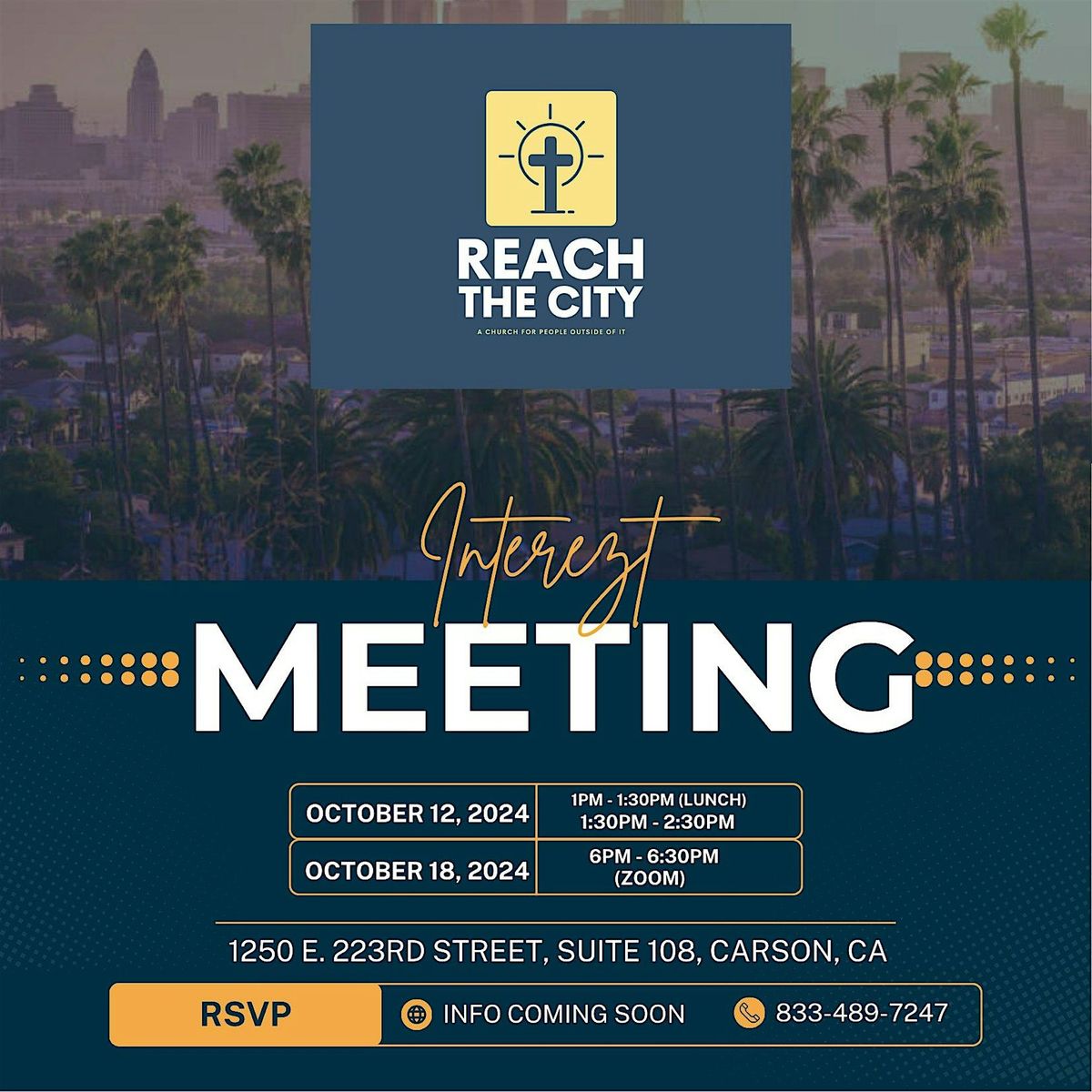 Reach the City Church Family Interest Meeting