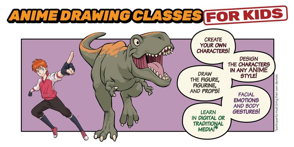 TERM 4 Anime Drawing Classes for Kids