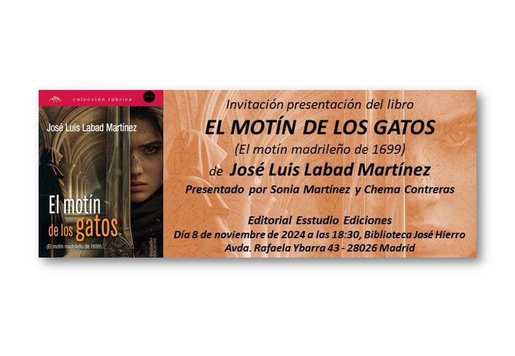 Presentaci\u00f3n del libro "El mot\u00edn de los gatos"