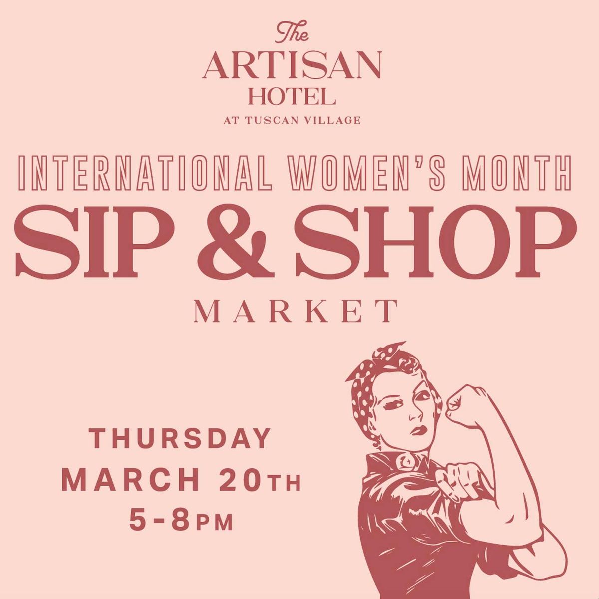 International Women's Month Sip & Shop Market