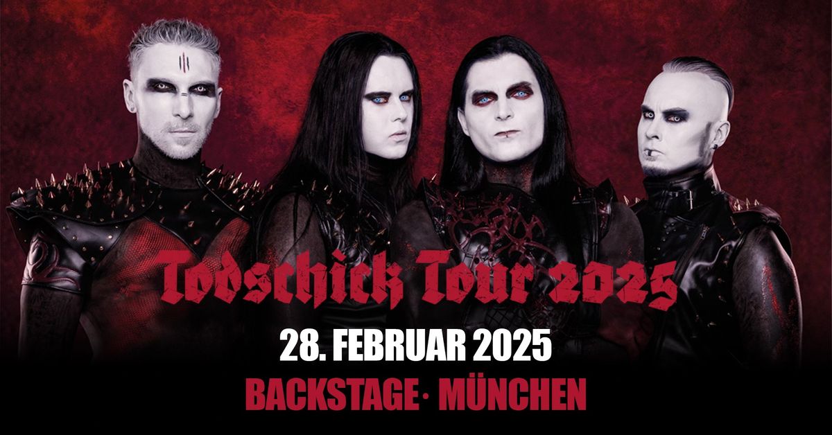 NACHTBLUT \u00b7 TODSCHICK TOUR 2025 \u00b7 M\u00dcNCHEN \u00b7 BACKSTAGE HALLE