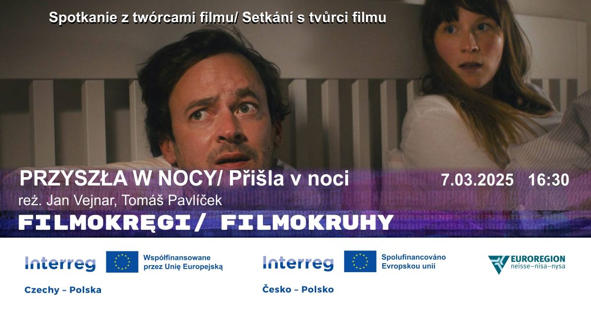 PRZYSZ\u0141A W NOCY, re\u017c. Jan Vejnar, Tom\u00e1\u0161 Pavl\u00ed\u010dek + spotkanie z tw\u00f3rcami filmu