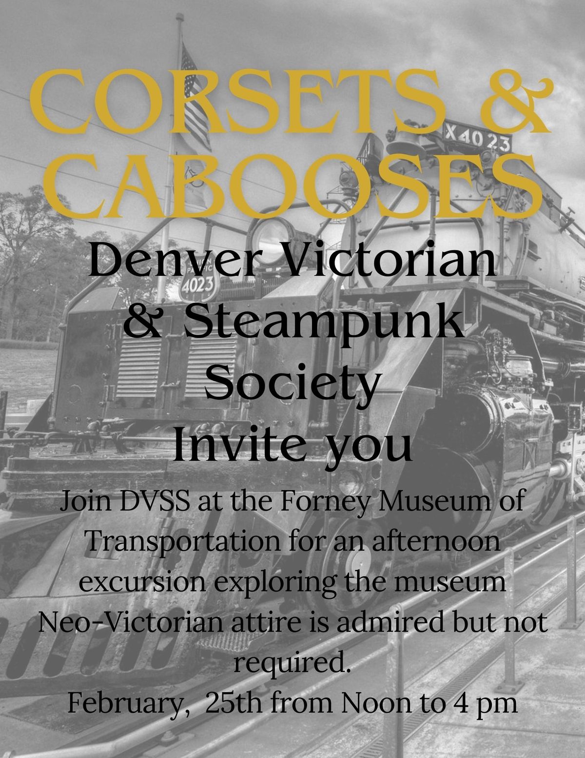 Corsets & Cabooses