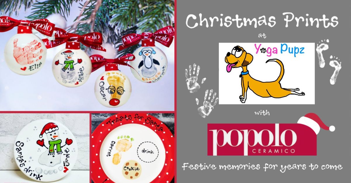 Christmas prints at Yogapupz Gateshead