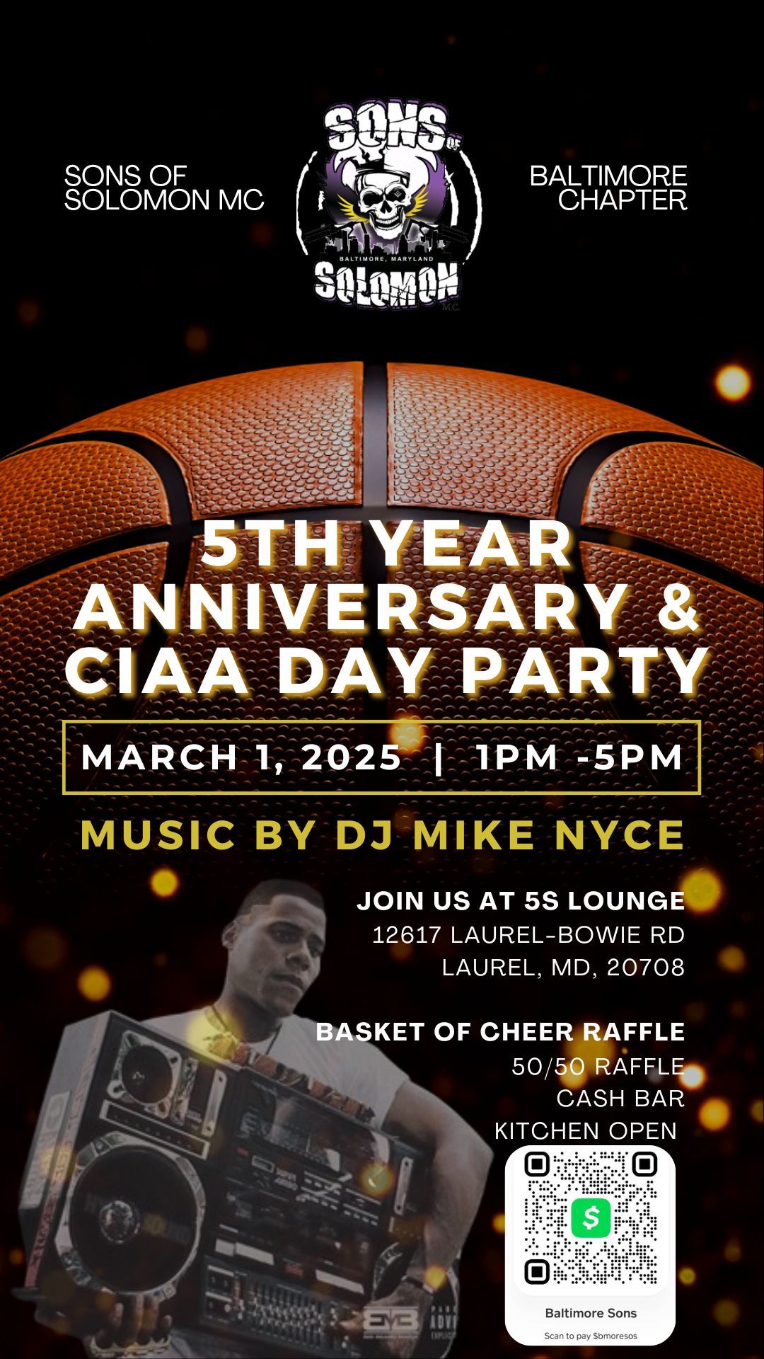 5th Year Anniversary & Basket of Cheer raffle