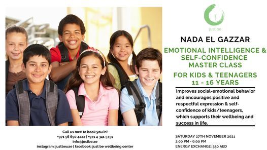 Emotional Intelligence & Self-Confidence Master Class for Kids & Teenagers 11-16 years