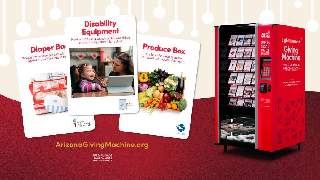 Charity Donation Event Giving Machines-Gilbert, AZ