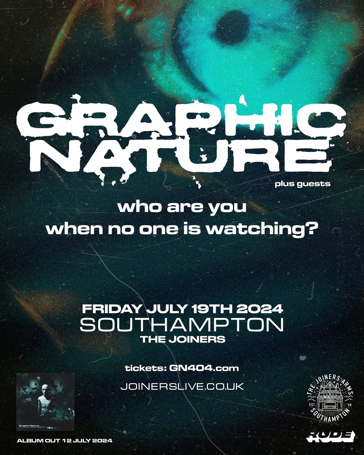 Graphic Nature at The Joiners, Southampton