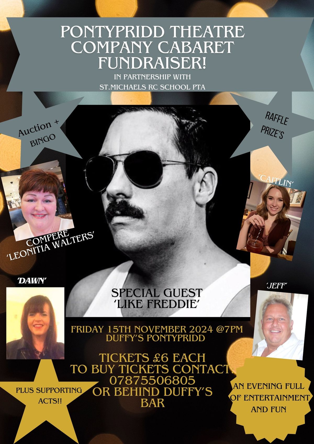 Pontypridd theatre company cabaret fundraiser 