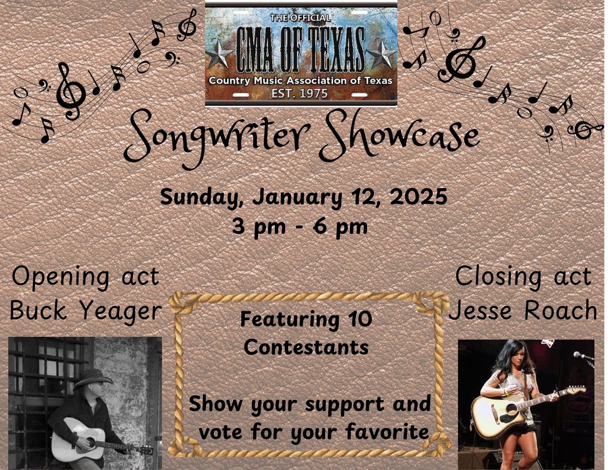 CMA of Texas Songwriter Showcase