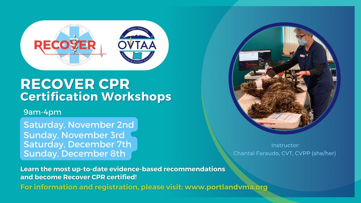 OVTAA RecoverCPR Certification Workshop