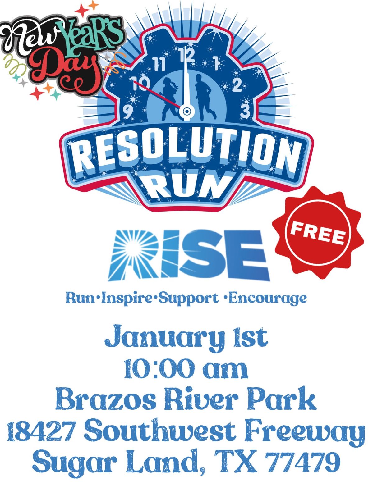 New Years Day Resolution Run - RISE Run Club