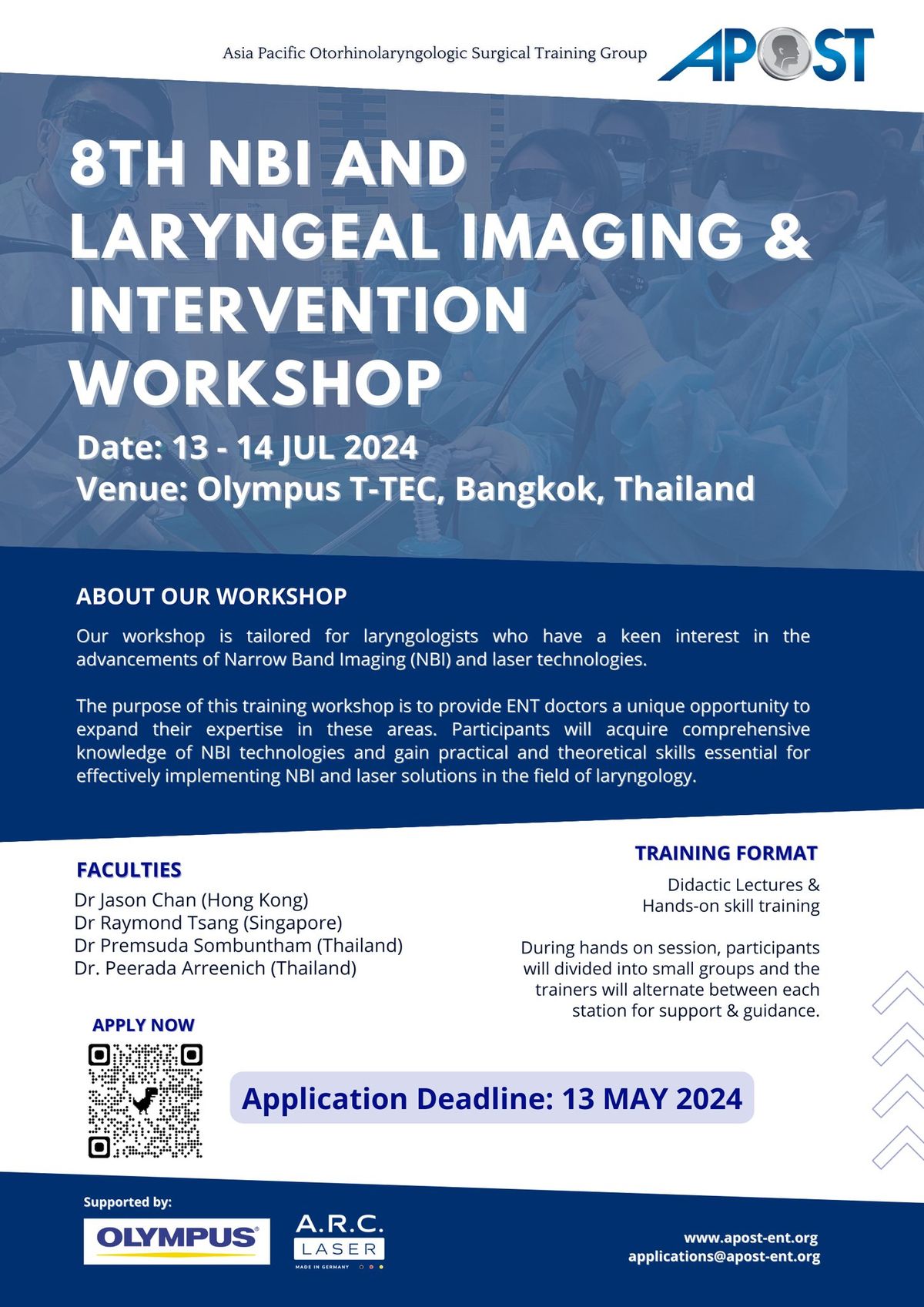 APOST 8th NBI and Laryngeal Imaging & Intervention Workshop
