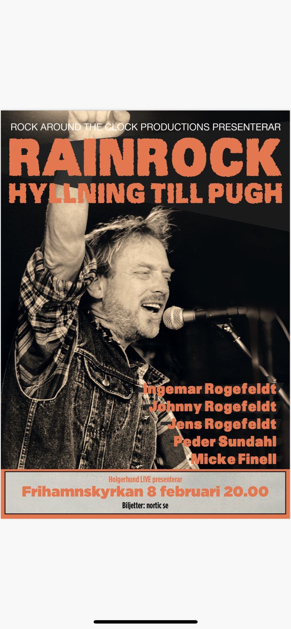 Hyllningskonsert till Pugh