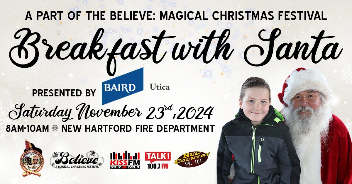 New Hartford Fire Department's Breakfast with Santa & Friends