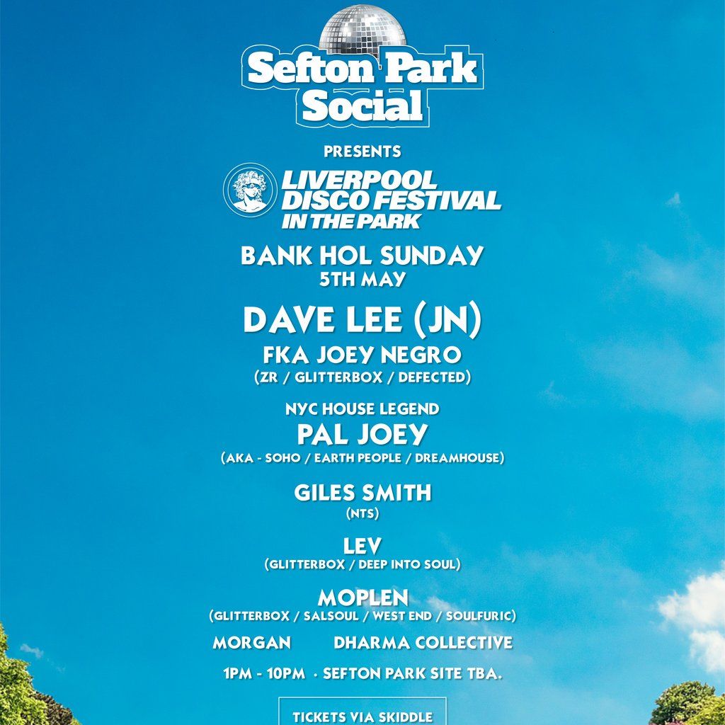 Sefton Park Social pres. Liverpool Disco Festival In The Park