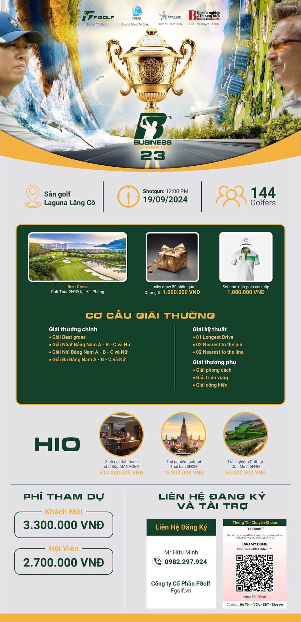 GI\u1ea2I GOLF BUSINESS VIETNAM CUP 2024