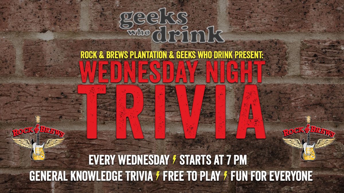 Wednesday Night Trivia