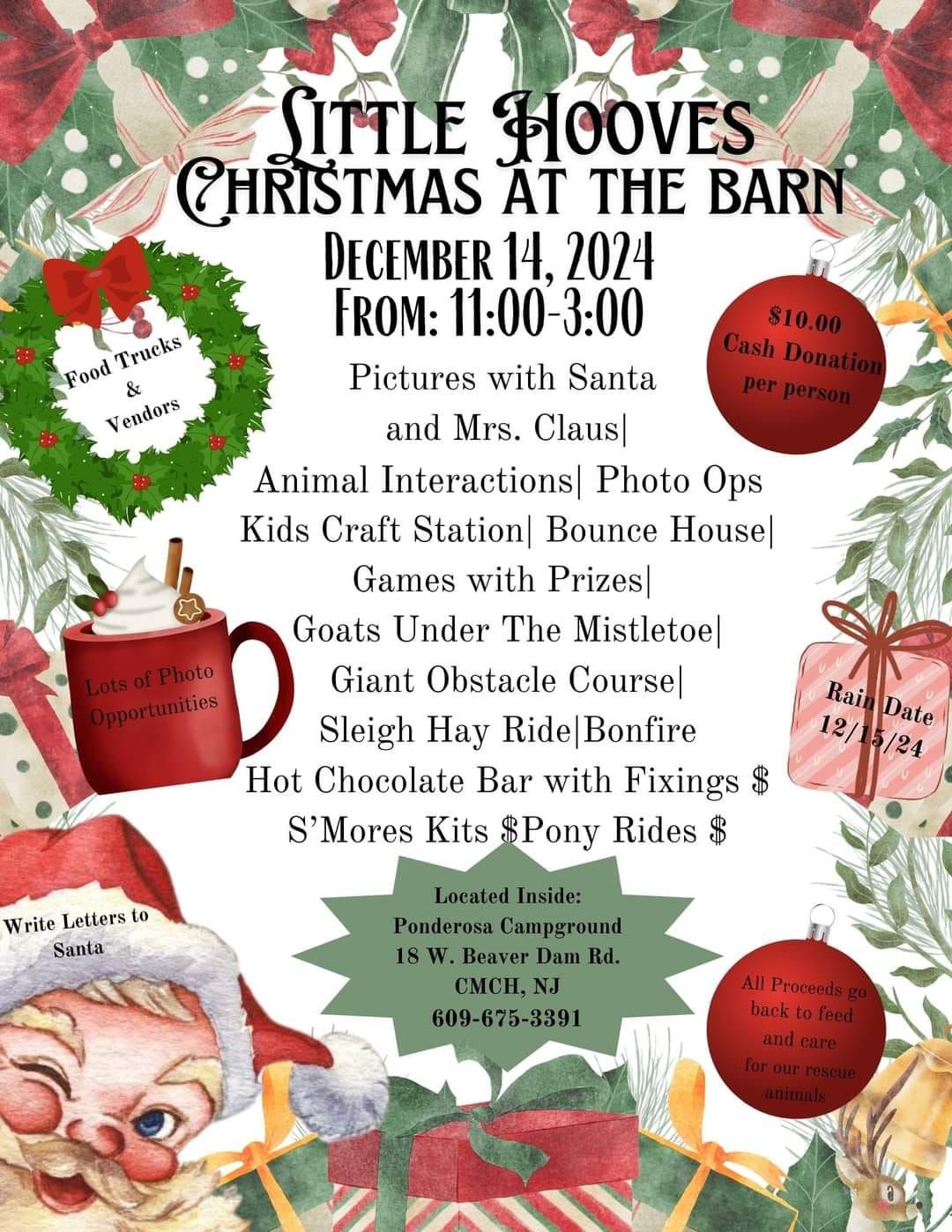 enchanted Christmas at the barn!! Open to the public