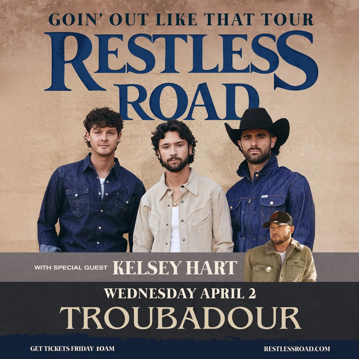 Restless Road w\/ Kelsey Hart at Troubadour