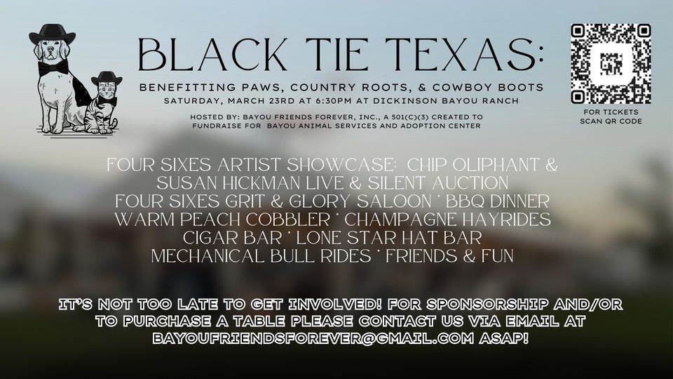 Black Tie Texas: Benefitting Paws, Country Roots, & Cowboy Boots ...