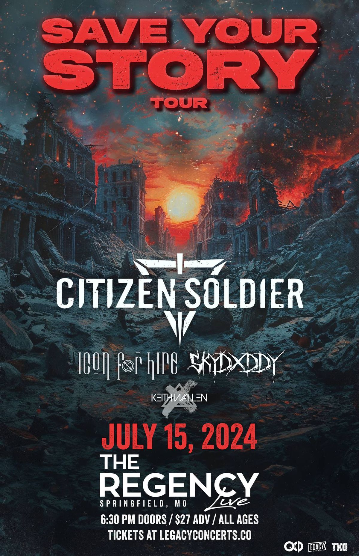 Citizen Soldier: Save Your Story Tour at The Regency