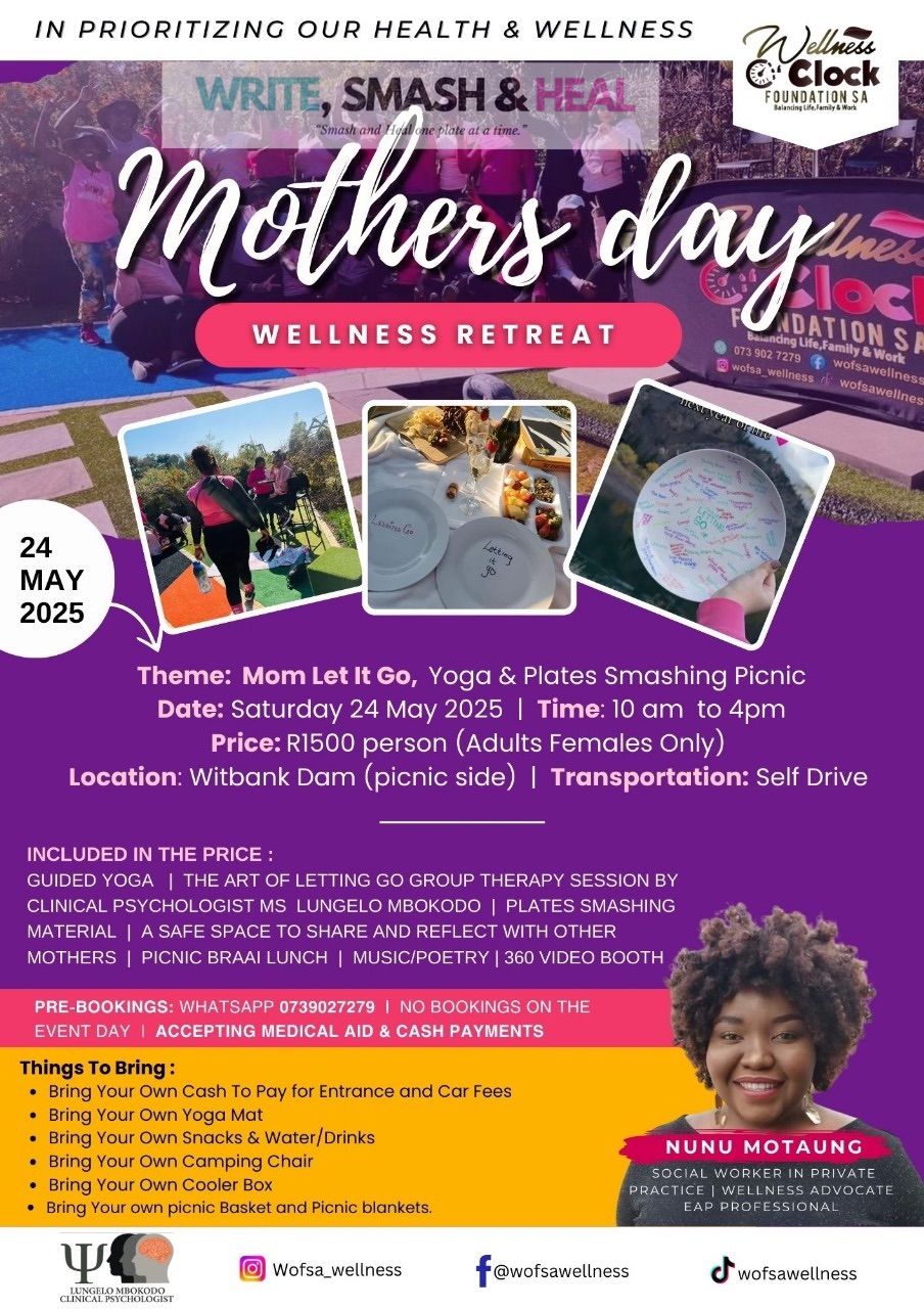 IT\u2019S TIME TO WRITE,SMASH,HEAL! MOTHERS DAY WELLNESS RETREAT\ud83d\udc95