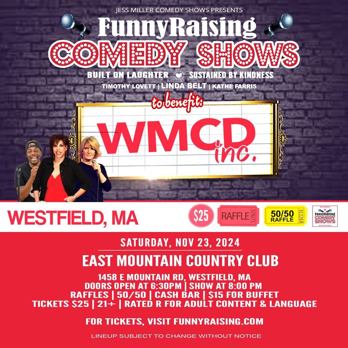 Comedy Night Fundraiser for WMCD (Western Mass Charity Dance)