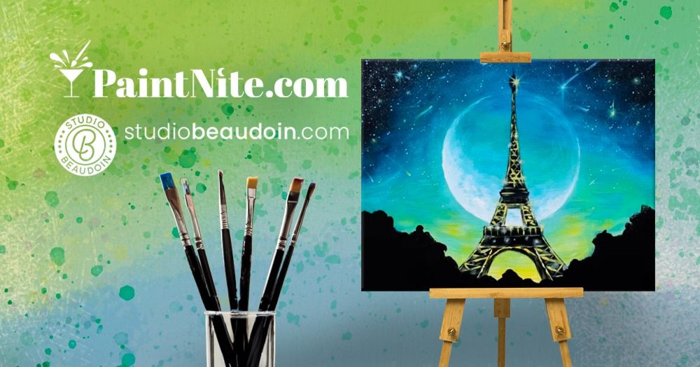 Paint Nite: Moonlit Glowing Paris