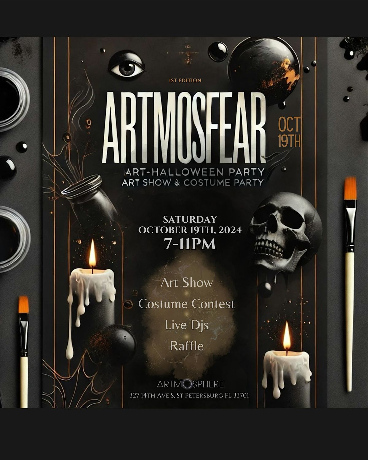 ARTMOSFEAR - Halloween, Art Show and Costume Party