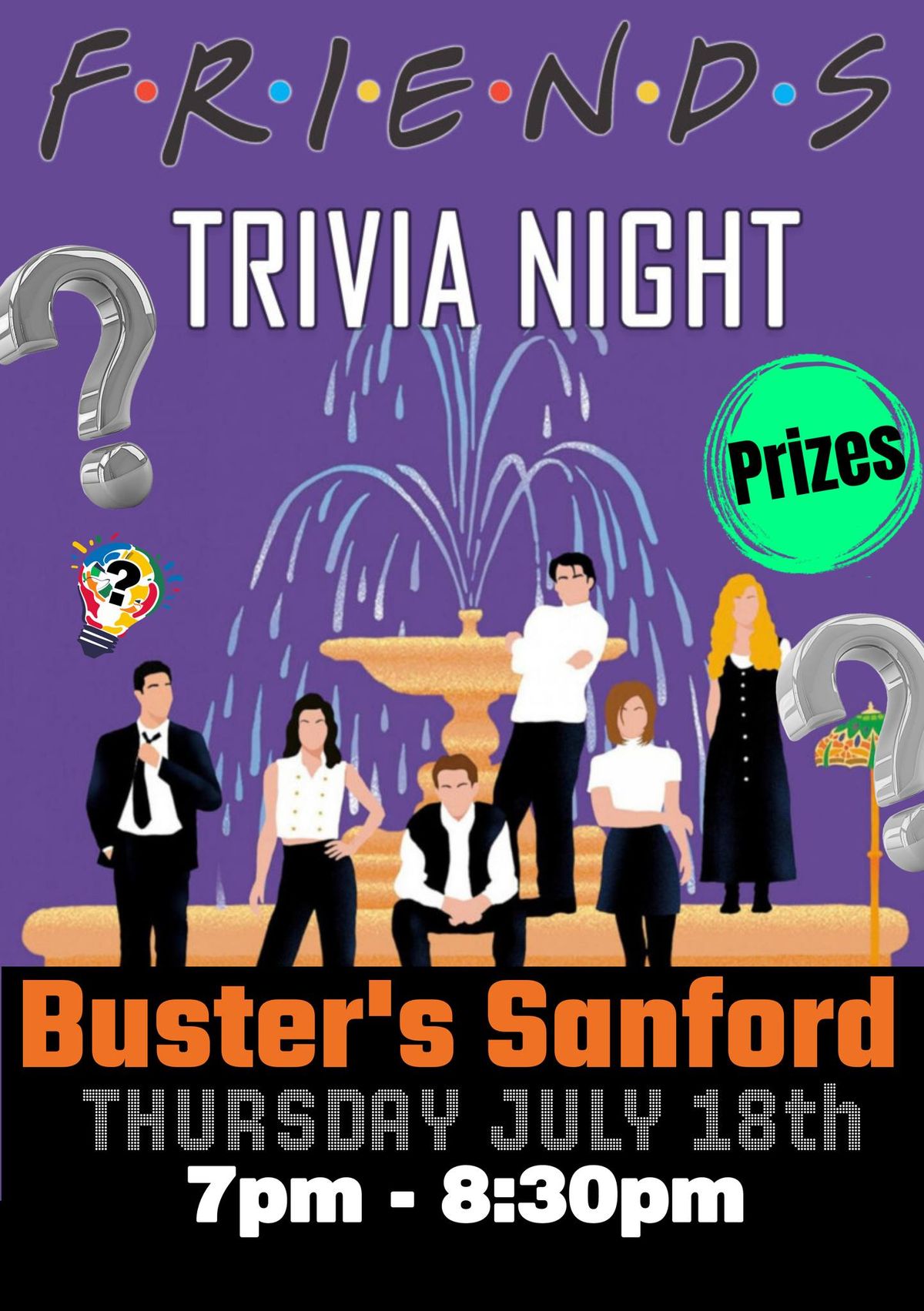 Friends Trivia @ Buster\u2019s Sanford