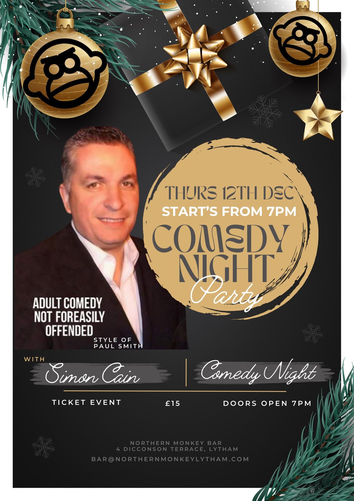 Simon Cain's Comedy Christmas Party