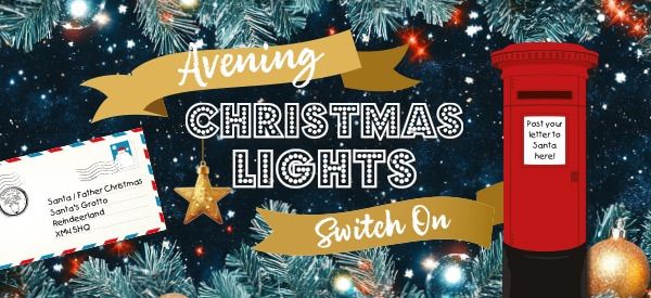 Avening Christmas Lights Switch On