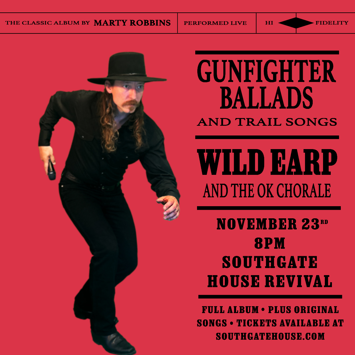 Wild Earp & The OK Chorale celebrate the 50th anniversary of Marty Robbi...