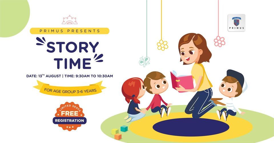 STORYTIME SESSION - FREE ONLINE EVENT